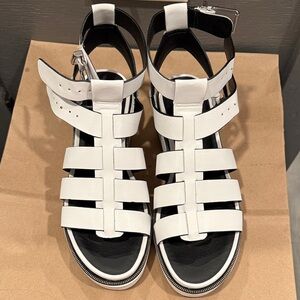 Gianni Bini White Gladiator Sandals